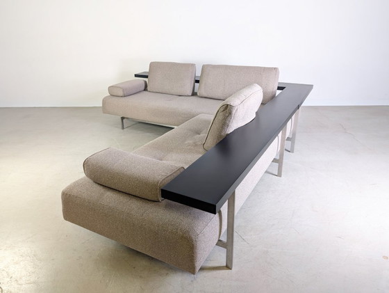 Image 1 of Sofá esquinero original Rolf Benz Dono 6100 Couch Design Sofá Tela