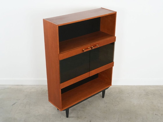 Image 1 of Vitrine aus Teakholz, dänisches Design, 1970er Jahre, Produktion: Dänemark