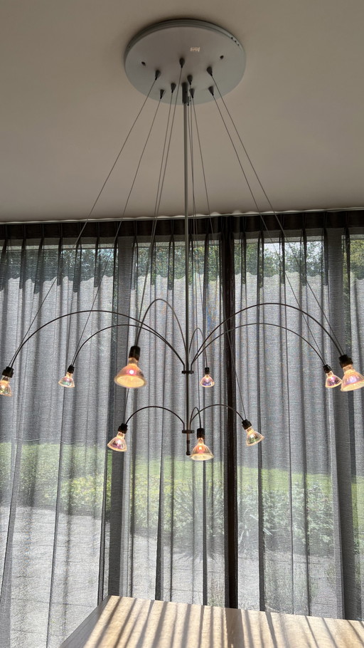 Solzi Luce Orione Italienische Pendelleuchte 9 Lampen
