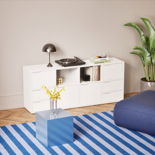Tylko Sideboard in White with Drawers