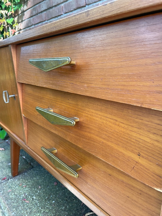 Vintage Sideboard _ Danish or Dutch Design – Metal, Brass (photo 12 of 15)