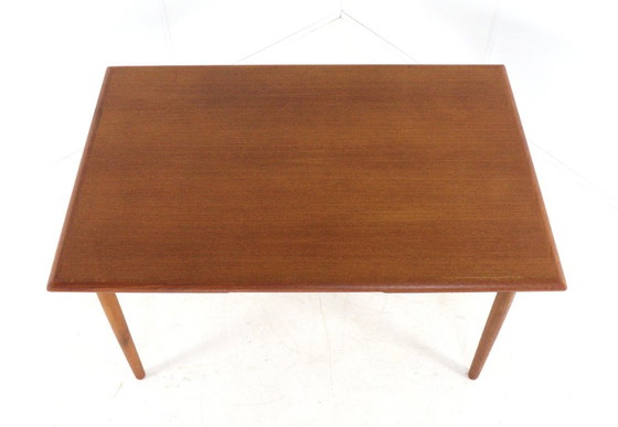 Image 1 of Deense verlengbare rechthoekige eettafel 'Siem' vintage teak