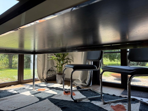 USM Haller black table 200 x 100