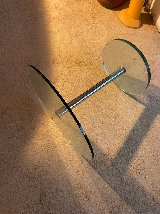 Image 1 of 3x Glazen Metaform bijzettafel