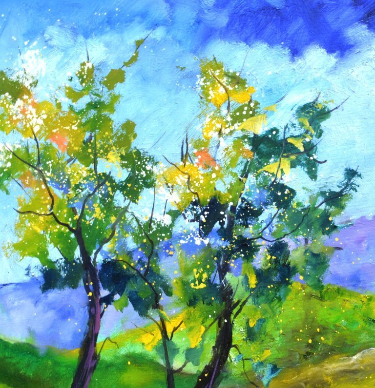 Spring in the valley | Peintures et dessins d'occasion | Whoppah