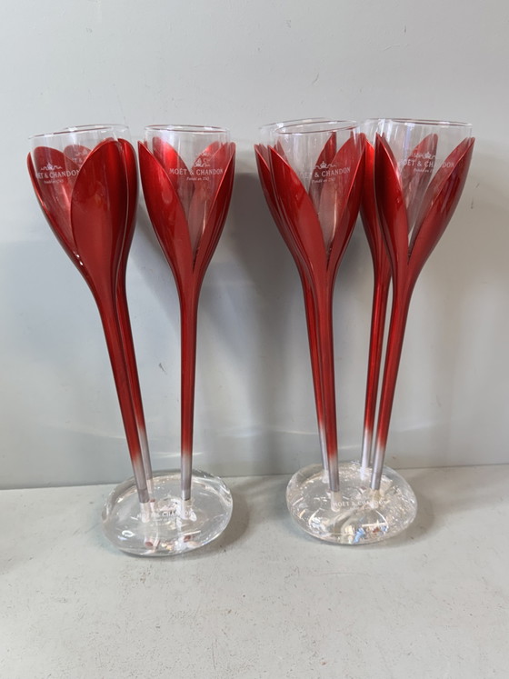 Moët & Chandon Champagneglazen - Set van 8 – Tafelaccessoires, Glass, Plastic (photo 7 of 15)