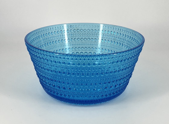 Image 1 of Scodella Iitalla Kastehelmi Tauperle di Oiva Toikka 1964 Vintage Finlandia Nuutajärvi Arabia