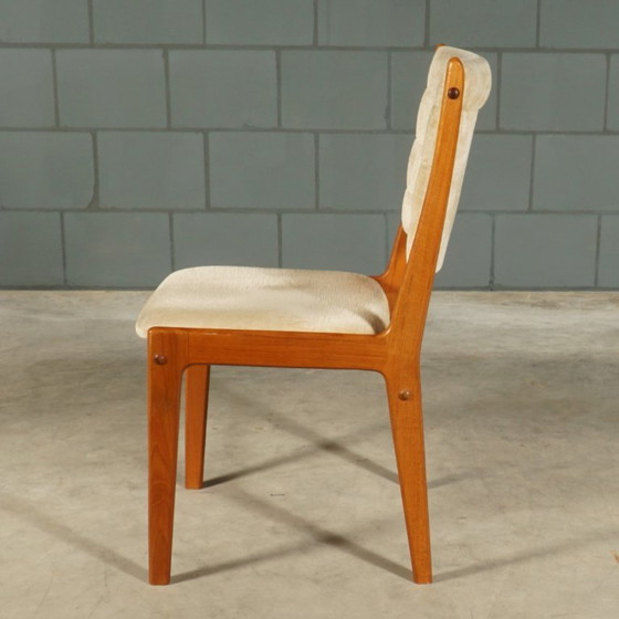 Image 1 of Mid-century teak dining set – table – 4 chairs