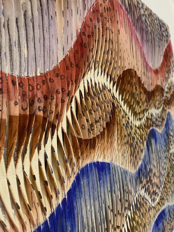 Image 1 of Tableau sculpture art textiles Ref : Akiko