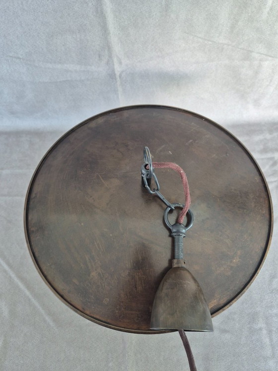 Image 1 of Vintage Kaiser Leuchten 49208/011 hanglamp – Duitse E27 metalen lantaarnplafondlamp