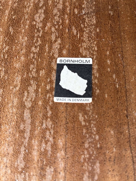 Mesa-armario de bar de teca Bornholm con estante, Dinamarca, años 70, Mesas de centro, Madera, Marrón, 1970 (foto 8 de 8)