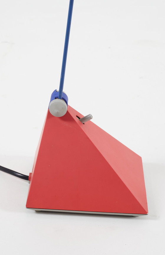 Image 1 of Lungean + Pelmann für Brilliant Leuchten, Schreibtischlampe im Memphis-Stil der 1980er Jahre