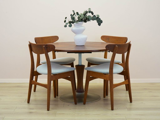 Set di quattro sedie CH30, design danese, anni '60, designer: Hans J. Wegner