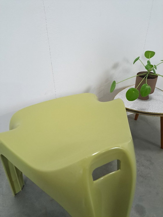 Image 1 of Sgabello Casala in plastica verde, Germania Ovest
