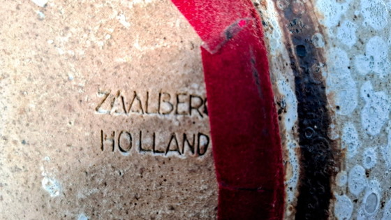 Braun/cremefarben getönte, glasierte Keramikschale, Zaalberg Holland – Schalen, Ceramic (photo 3 of 5)