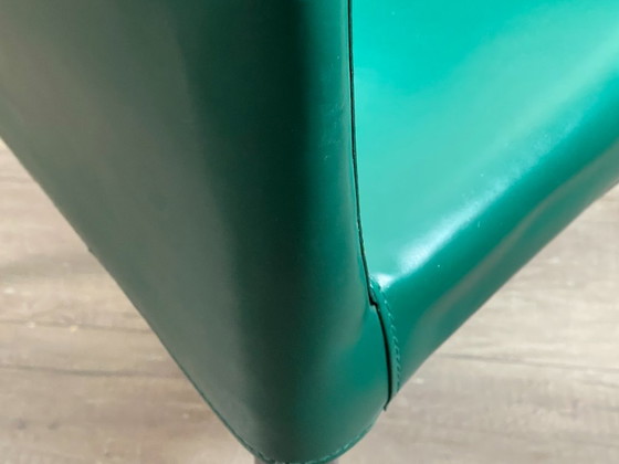 2x Matteo Grassi Vela – Grün Anthrazit Leder | Franco Poli – Sessel, Leather (photo 9 of 13)