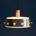 Deense messingkleurige Vitrika hanglamp 