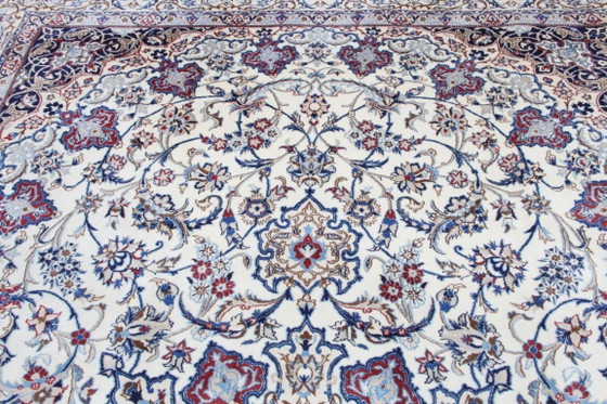 Original Hand-knotted Persian Nain 9 LA Fine Rug with Silk 385 x 260 cm – Rugs & carpets, Wool (photo 10 of 18)