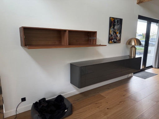 Mobile a parete Hülsta Gentis in due parti sospese – wandkast, Mdf, Wood (photo 2 of 9)