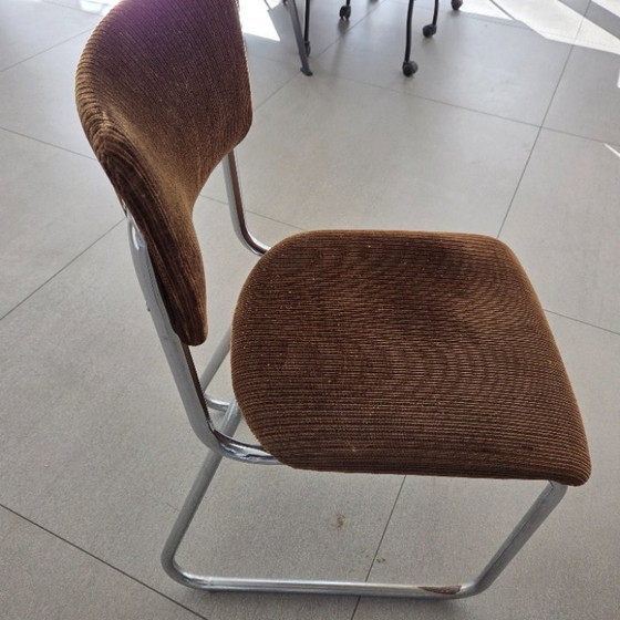 Buisframe Stoel – Eetkamerstoelen, Chrome (photo 2 of 9)