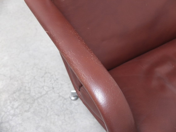 Image 1 of 'F141' Lounge Stoel met Voetenbank van Geoffrey Harcourt voor Artifort, 1972