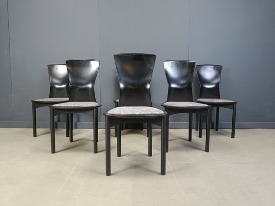 Image 1 of Vintage Pelope Dining Chairs by Francesco Binfarè for Cassina, 1990s