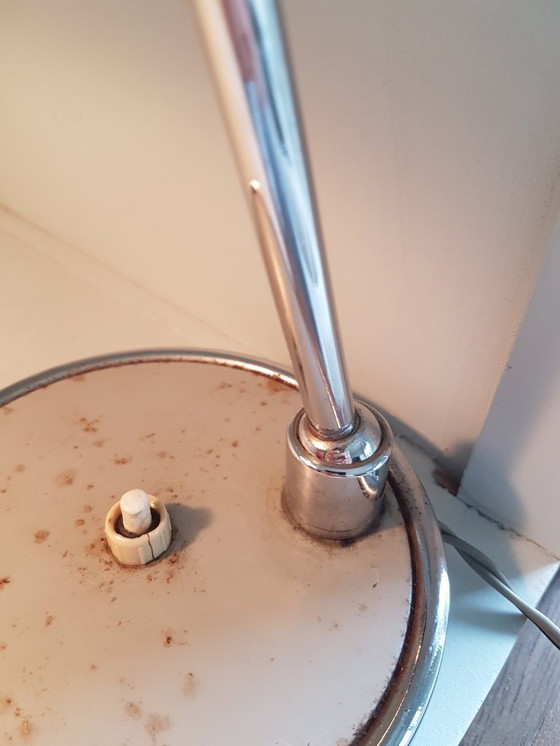 Image 1 of Lampe de bureau Stilux italienne vintage patinée des années 50