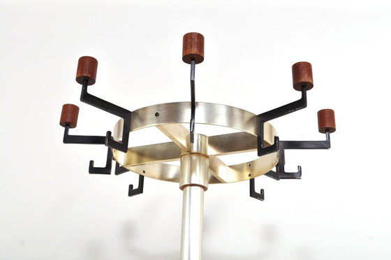 Image 1 of Vintage standing coat rack with umbrella stand, 1960s