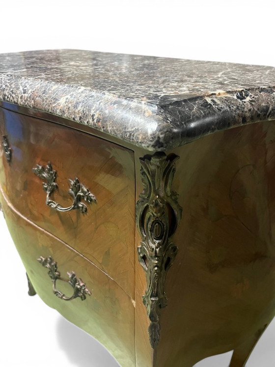 Image 1 of Louis XV style curved commode