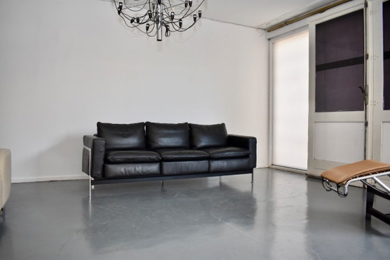 Magnifique canapé design De Sede Robert Haussmann 302 – Canapés 3 places, Metal, Leather (photo 11 of 17)