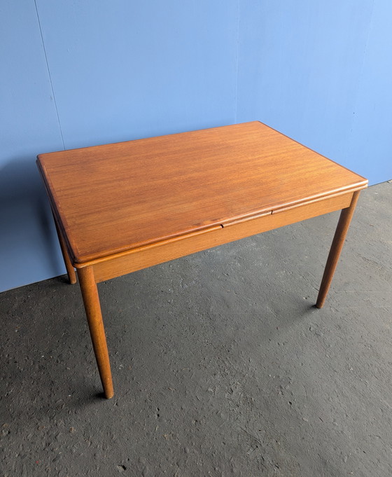 Image 1 of Midcentury teak extendable table