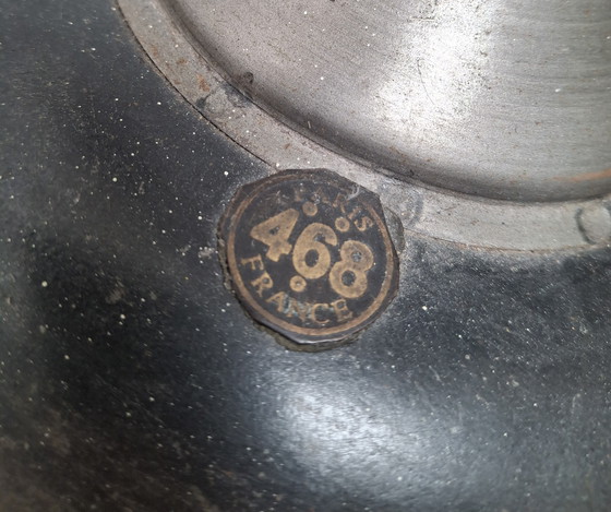 Image 1 of 2 French vintage industrial table lamps. No. 468 and 786.