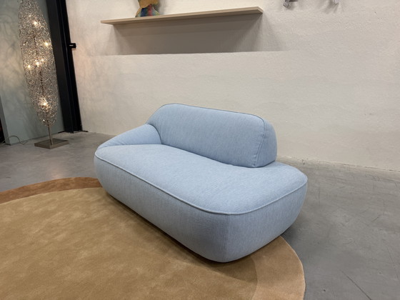 Image 1 of Diván Pode Nivti Evla de tela azul claro