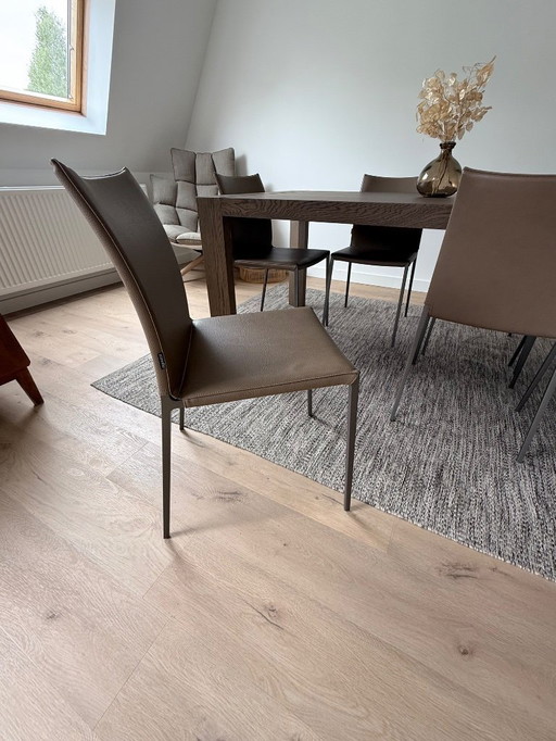 6 x Chaises Zanotta Lia - Design by Roberto Barbieri