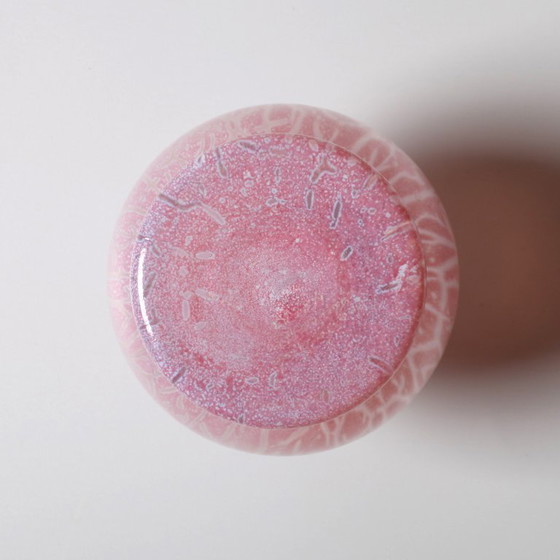 Image 1 of Mid-Century Kosta Boda Pink Glass Vase - Ulrica Hydman Vallien Scandinavian Design / 1970s