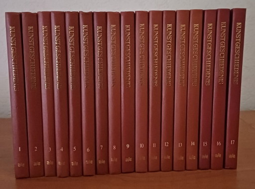 Kunstgeschiedenis | Complete 17-delige geïllustreerde boekenreeks | Originele kunstreproducties | 043