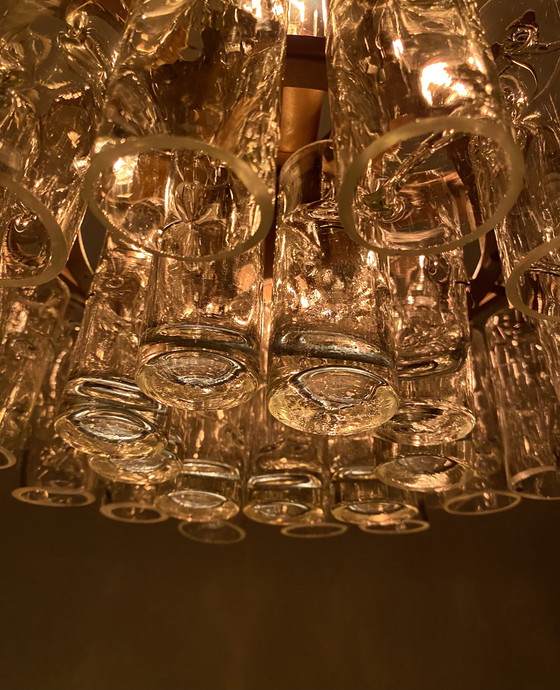 Image 1 of Suspension vintage Doria Leuchten des années 70