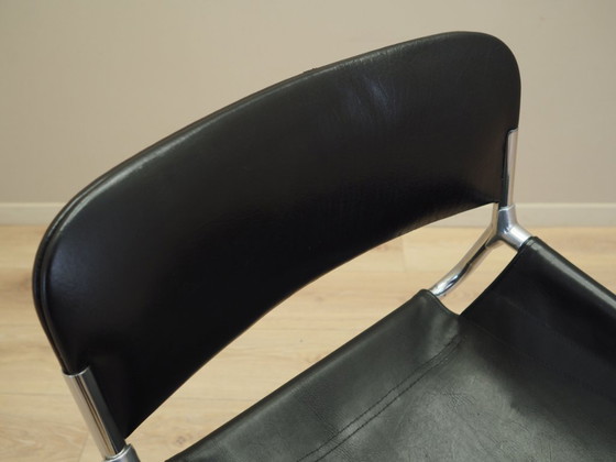 Image 1 of Leather chair, Italian design, 1970s, production: Italy
