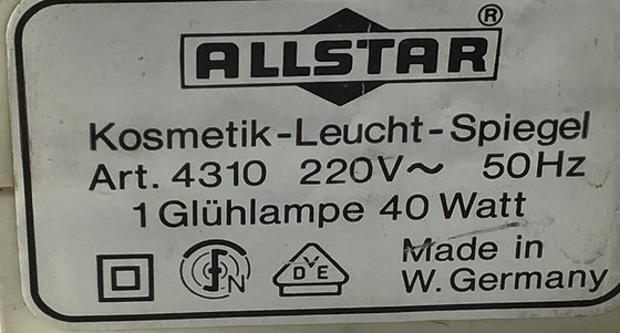 Image 1 of Vintage Allstar Mirror, Make-Up Mirror