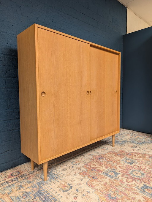 Vintage Wardrobe / Shoe Cabinet, Production By Karl Andersson, Danish Design By Borge Mogensen