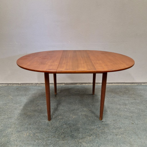 Vintage extendable dining table round vintage table oval table