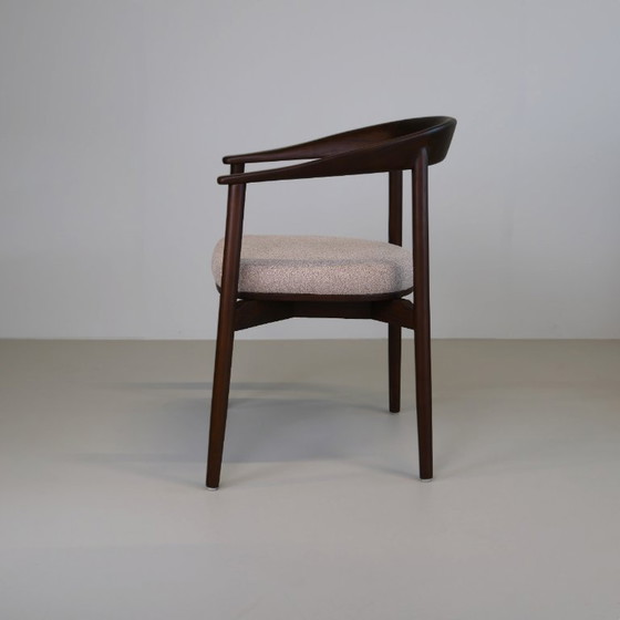 Esszimmerstuhl Soret – Walnut Noir & Pebble Taupe – Interior Club, Esszimmerstühle, Polyester, Holz (photo 3 of 7)