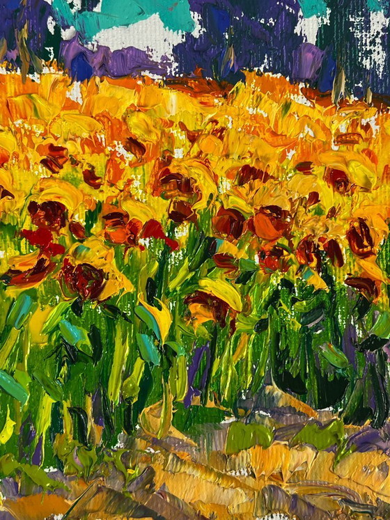 Image 1 of In a Field of Sunflowers