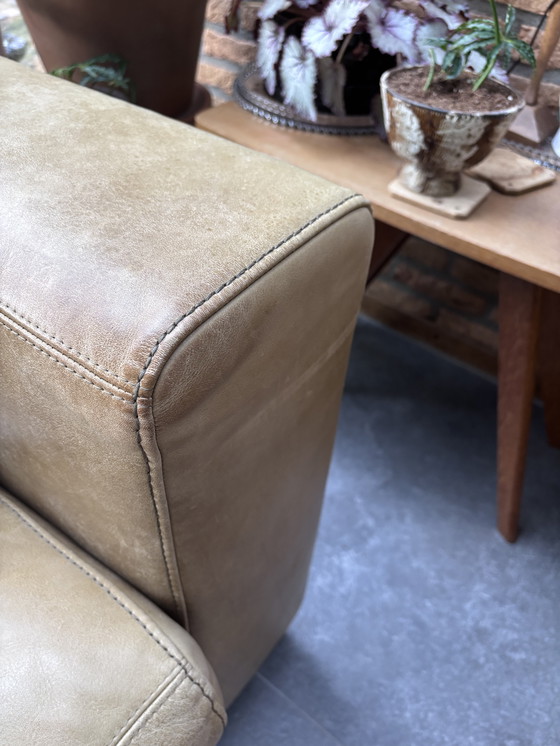 Image 1 of 3-Sitzer Ledersofa im niederländischen Design von Lederland