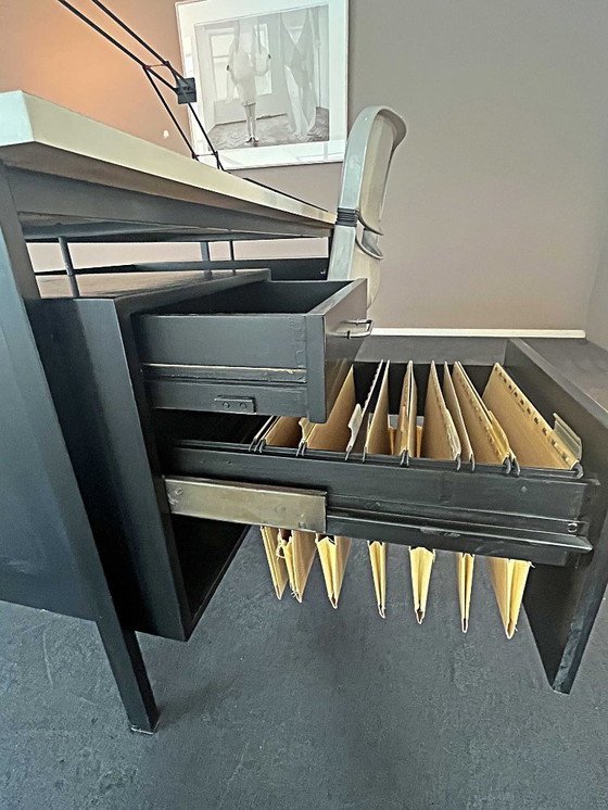 Image 1 of Scrivania progettata da Herbert Hirche per Christian Holzäpfel, anni '50.