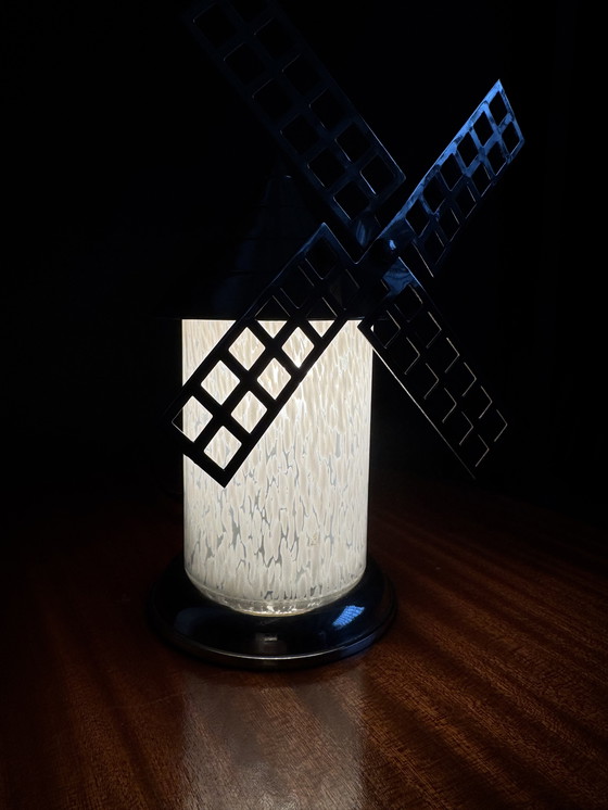 Image 1 of Art Deco Mill Night Light Lamp