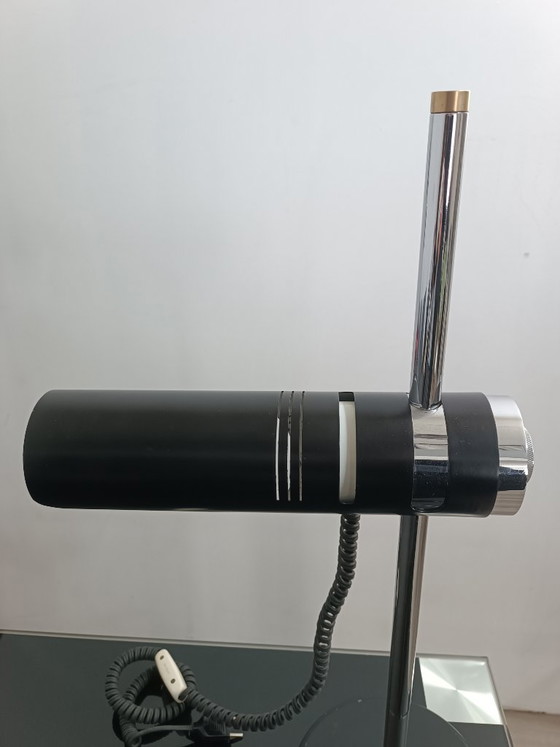Bureaulamp model 603 van M. Marca, jaren 70. – Tafellampen, Metal (photo 6 of 14)