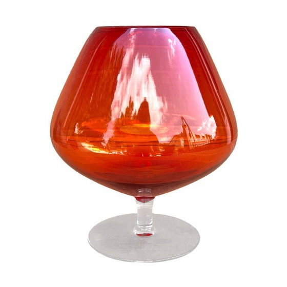 Image 1 of Large cup vase HSG Ząbkowice designed by Ludwik Fiedorowicz Poland 1970s