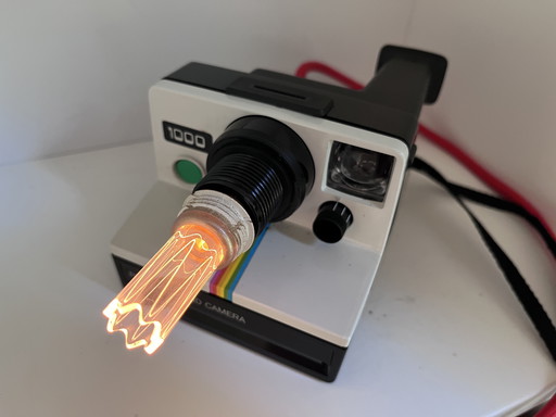 Polaroid design tafellamp 