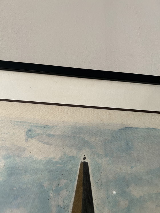 Image 1 of Original Numbered Lithograph by Franco Angeli